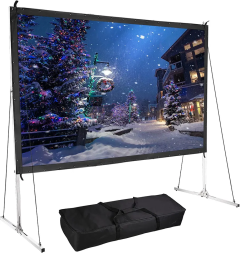 شاشة عرض قابلة للطي السريع مقاس 120 و100 بوصة